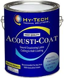 Sound absorbing paints